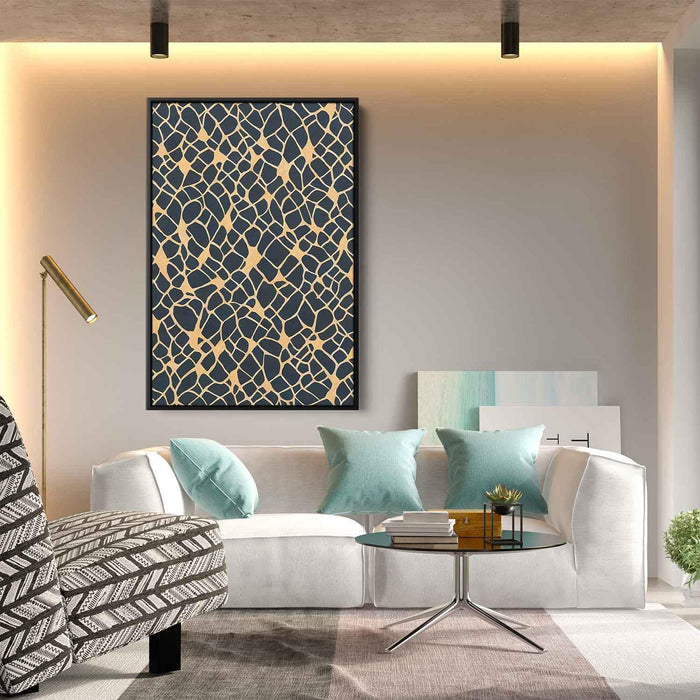 Tan Geometric Shapes #230 - Kanvah