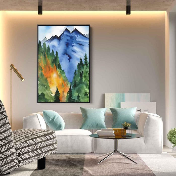 Watercolor Mountain #224 - Kanvah