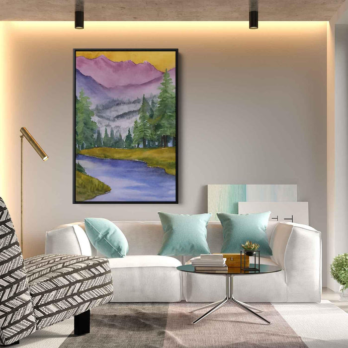 Watercolor Mountain #238 - Kanvah