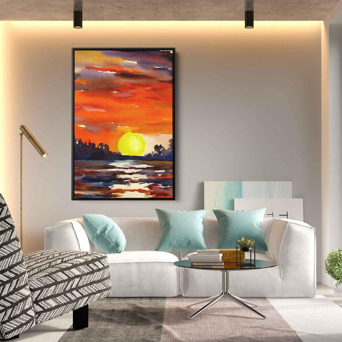 Watercolor Sunset #206 - Kanvah