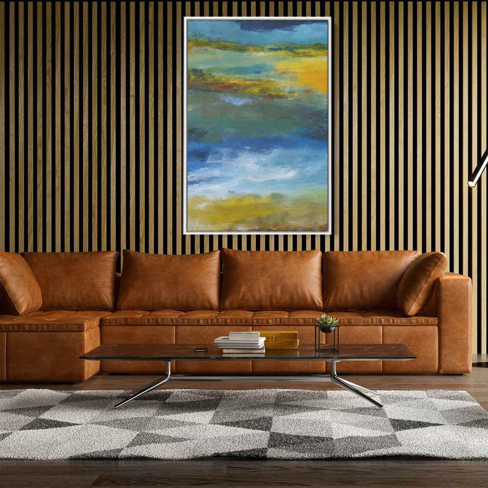 Blue Abstract Landscape #216 - Kanvah