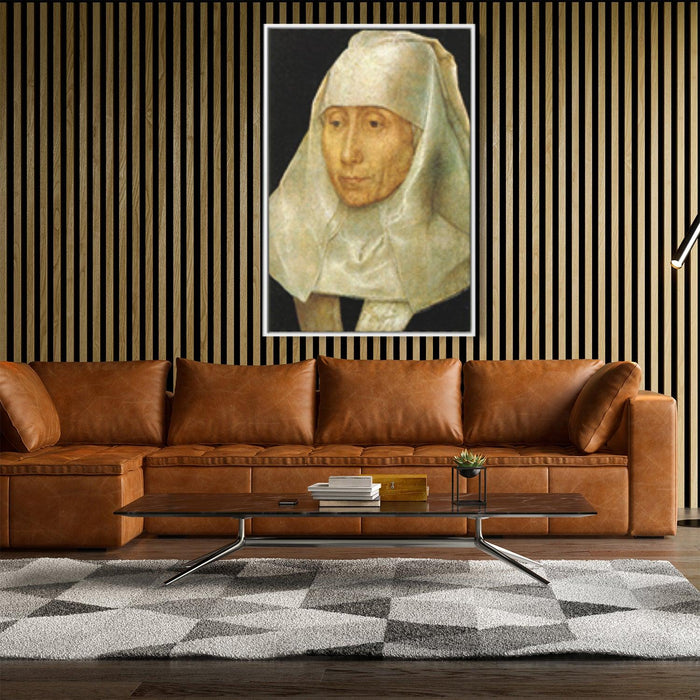 Portrait of an Old Woman by Hans Memling - Canvas Artwork