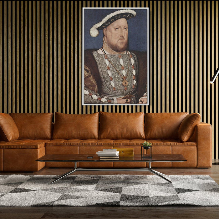 Portrait of Henry VIII, King of England by Hans Holbein the Younger - Canvas Artwork