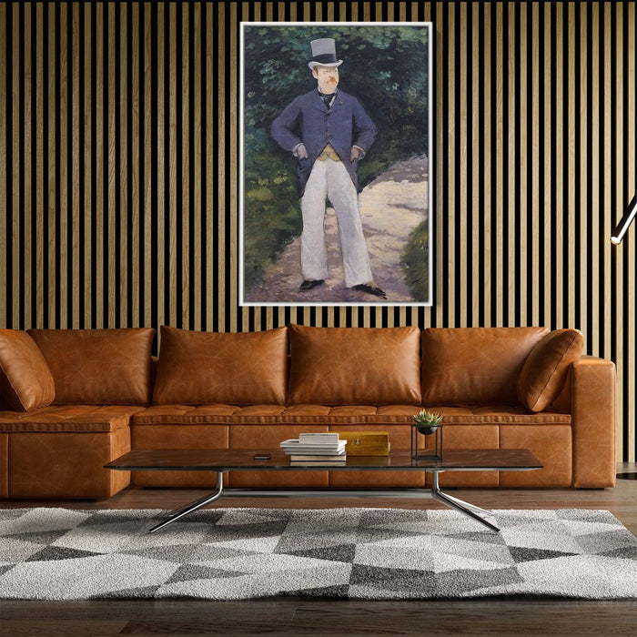 Portrait of Monsieur Brun by Edouard Manet - Canvas Artwork