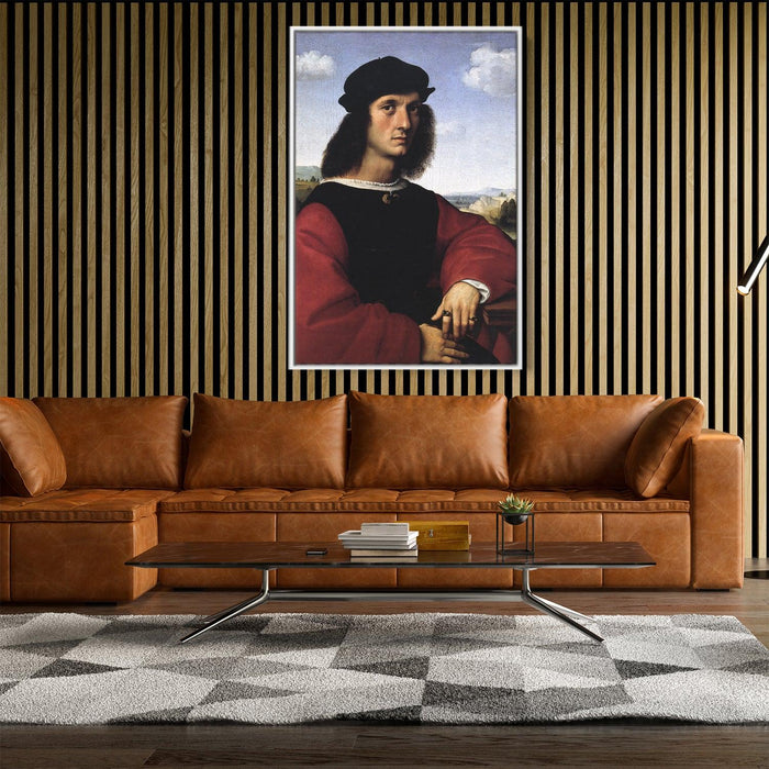 Portrait of Agnolo Doni by Raphael - Canvas Artwork