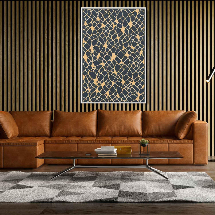 Tan Geometric Shapes #230 - Kanvah