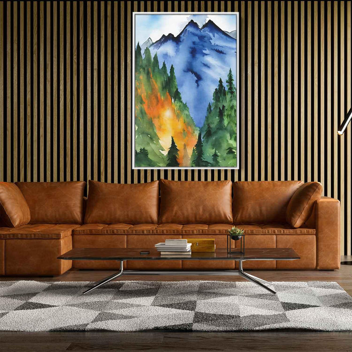 Watercolor Mountain #224 - Kanvah