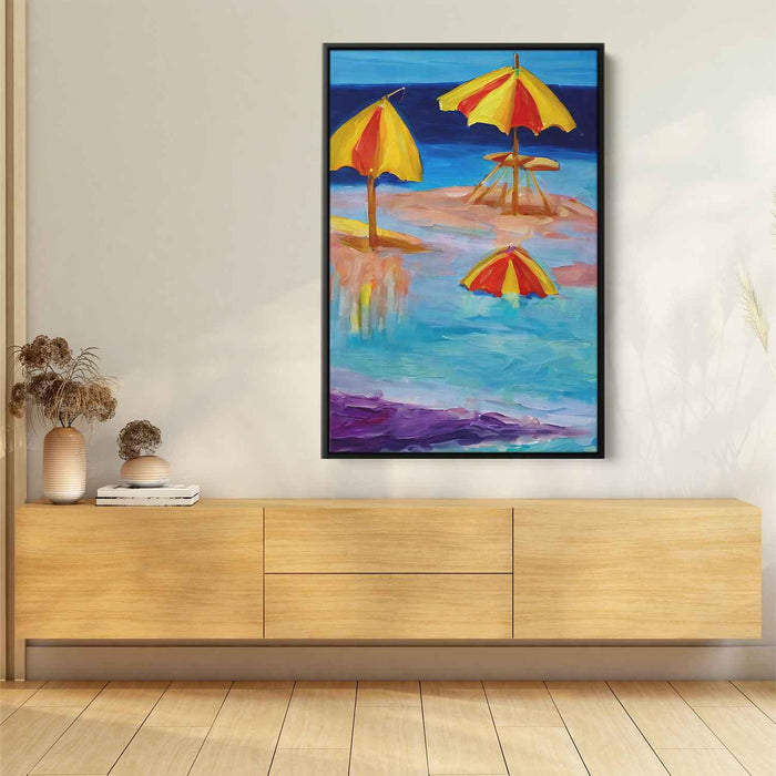 Abstract Beach Umbrellas #216 - Kanvah