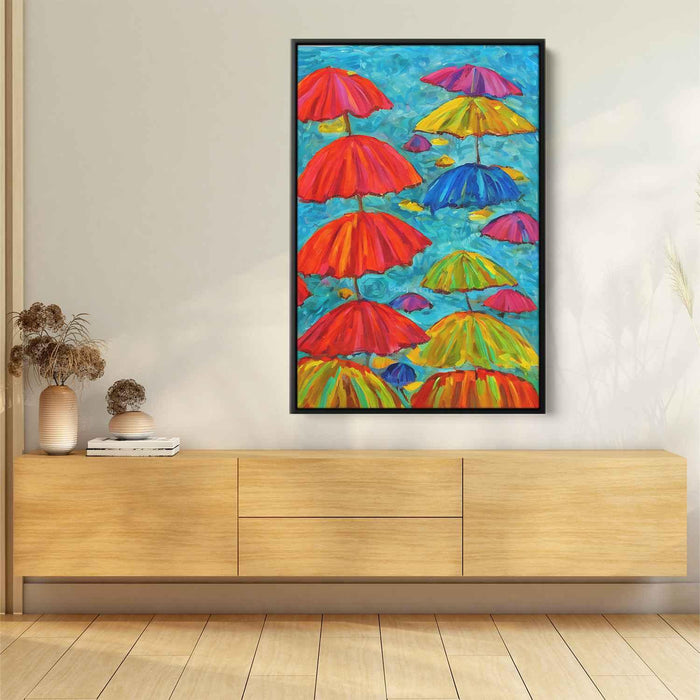 Abstract Beach Umbrellas #228 - Kanvah