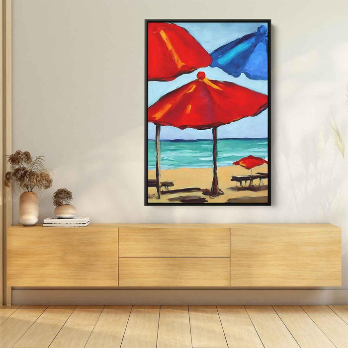 Abstract Beach Umbrellas #237 - Kanvah