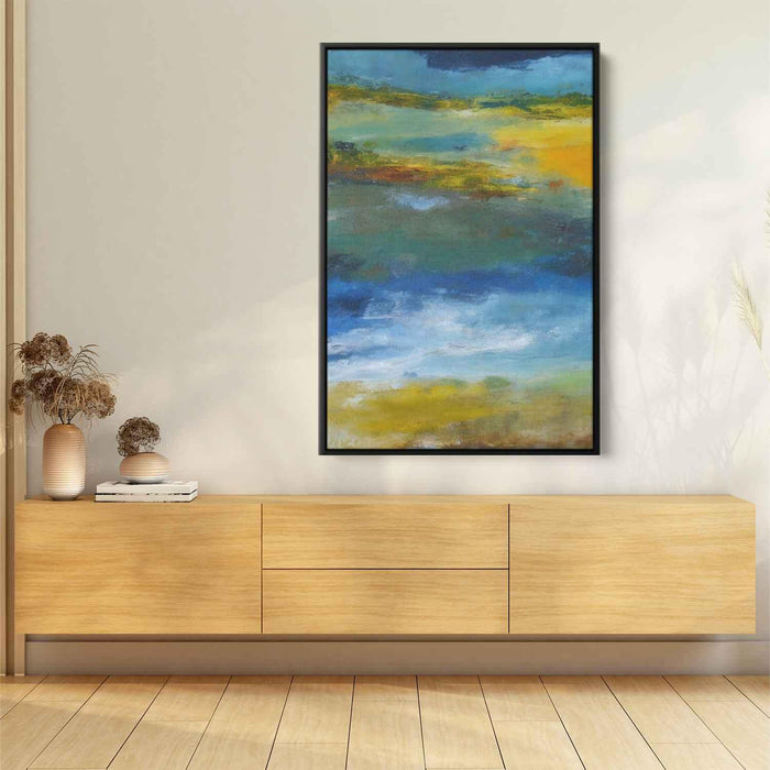 Blue Abstract Landscape #216 - Kanvah