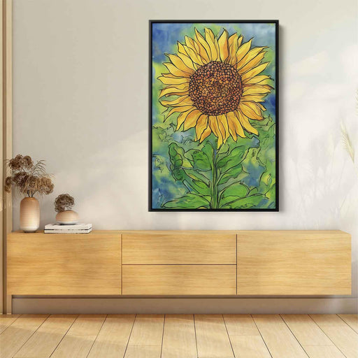 Line Art Sunflower #217 - Kanvah