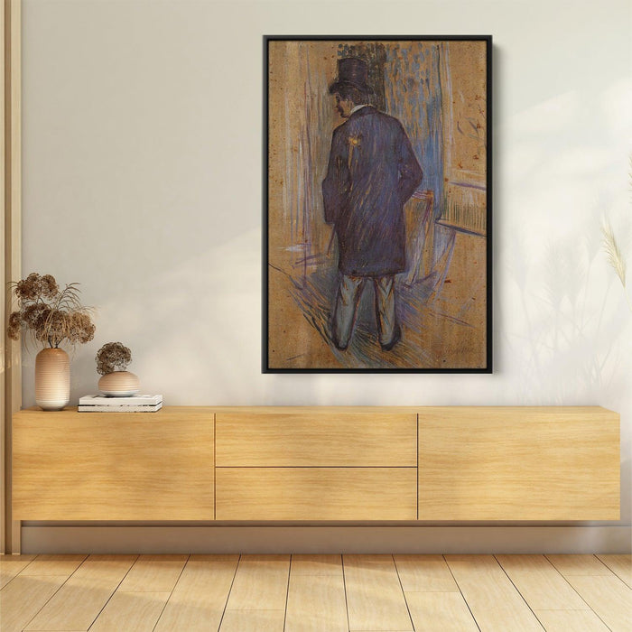 Monsieur Louis Pascal from the Rear by Henri de Toulouse-Lautrec - Canvas Artwork