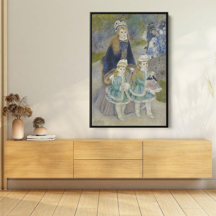 Mother and children by Pierre-Auguste Renoir - Canvas Artwork