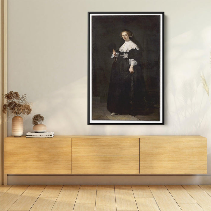 Portrait of Oopjen Coppit by Rembrandt - Canvas Artwork