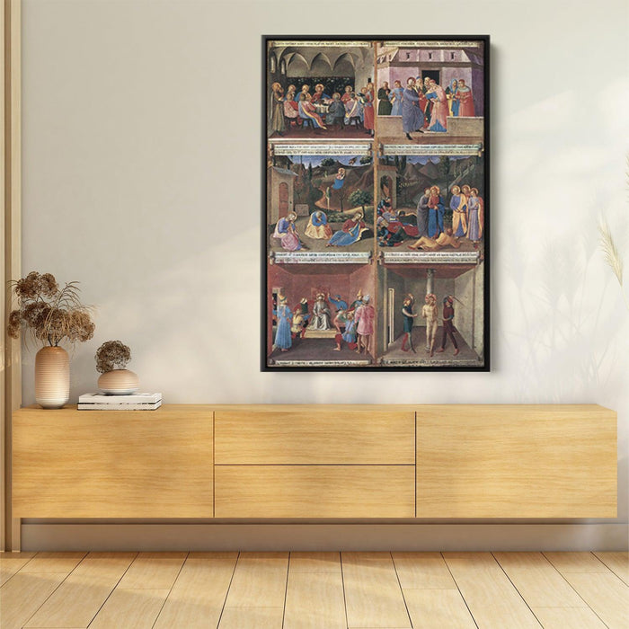 Paintings for the Armadio degli Argenti by Fra Angelico - Canvas Artwork