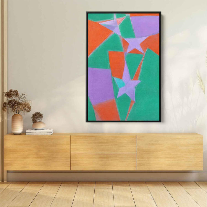 Pastel Bauhaus Stars #235 - Kanvah