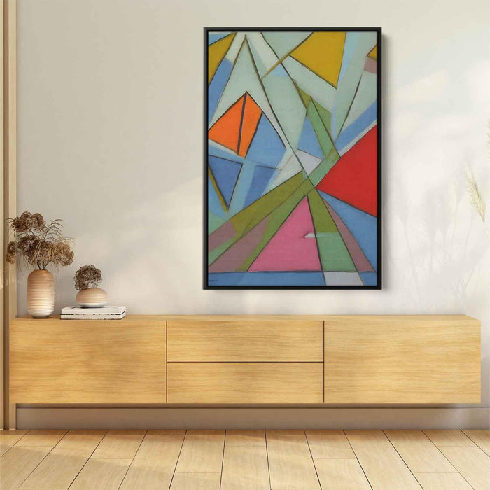 Pastel Bauhaus Triangles #208 - Kanvah