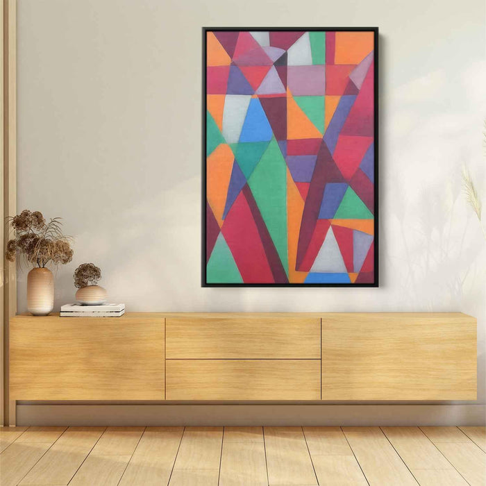 Pastel Bauhaus Triangles #228 - Kanvah