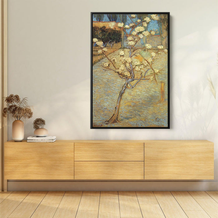 Pear Tree in Blossom by Vincent van Gogh - Canvas Artwork