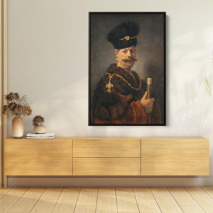 Polish Nobleman by Rembrandt - Canvas Artwork