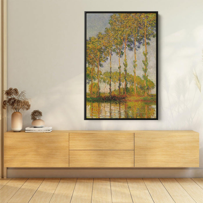 Poplars, Row in Autumn by Claude Monet - Canvas Artwork