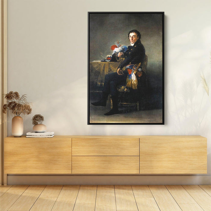 Portrait of Ferdinand Guillemardet by Francisco Goya - Canvas Artwork