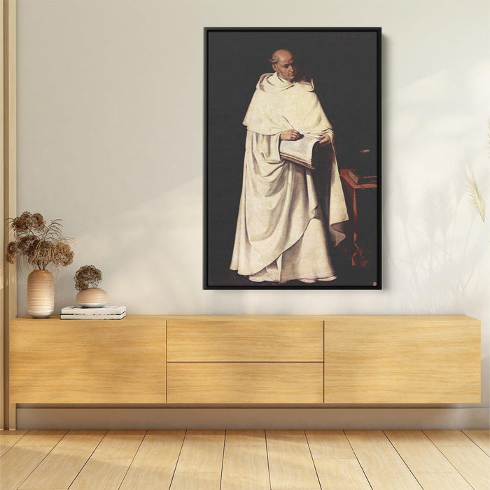 Portrait of Fra Zumel Francisco by Francisco de Zurbaran - Canvas Artwork