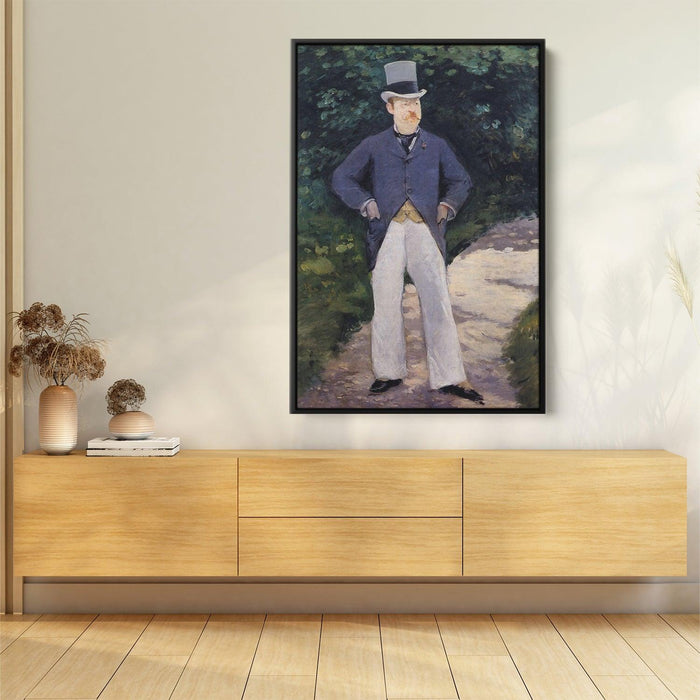 Portrait of Monsieur Brun by Edouard Manet - Canvas Artwork