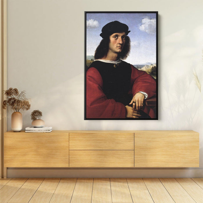 Portrait of Agnolo Doni by Raphael - Canvas Artwork
