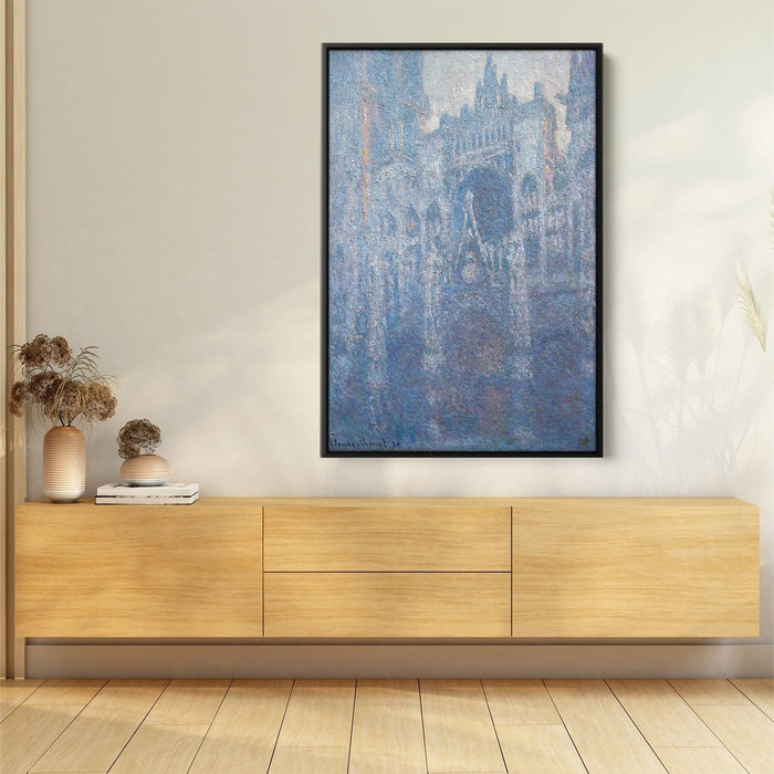 Rouen Cathedral, Clear Day by Claude Monet - Canvas Artwork