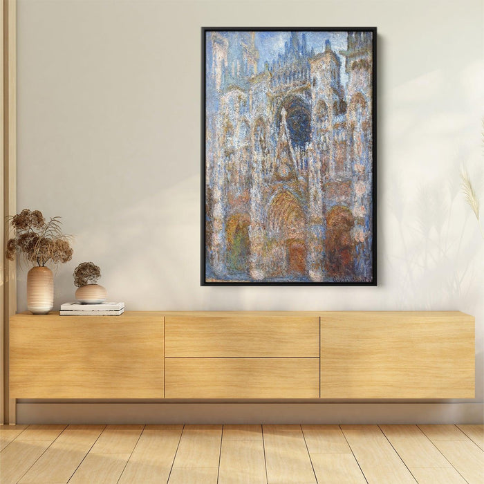 Rouen Cathedral, Magic in Blue by Claude Monet - Canvas Artwork