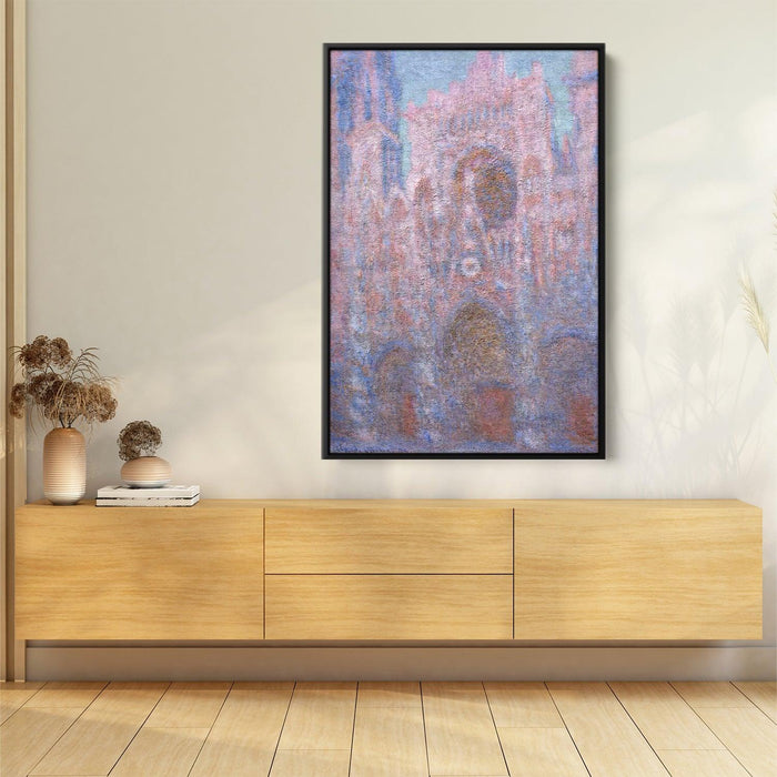 Rouen Cathedral, Symphony in Grey and Rose by Claude Monet - Canvas Artwork