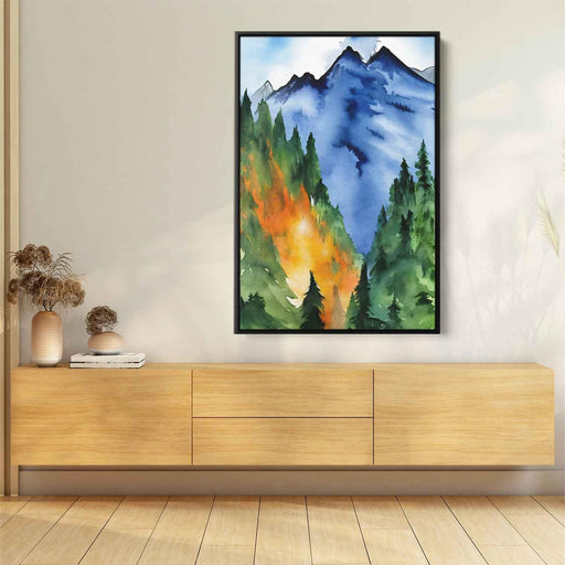 Watercolor Mountain #224 - Kanvah