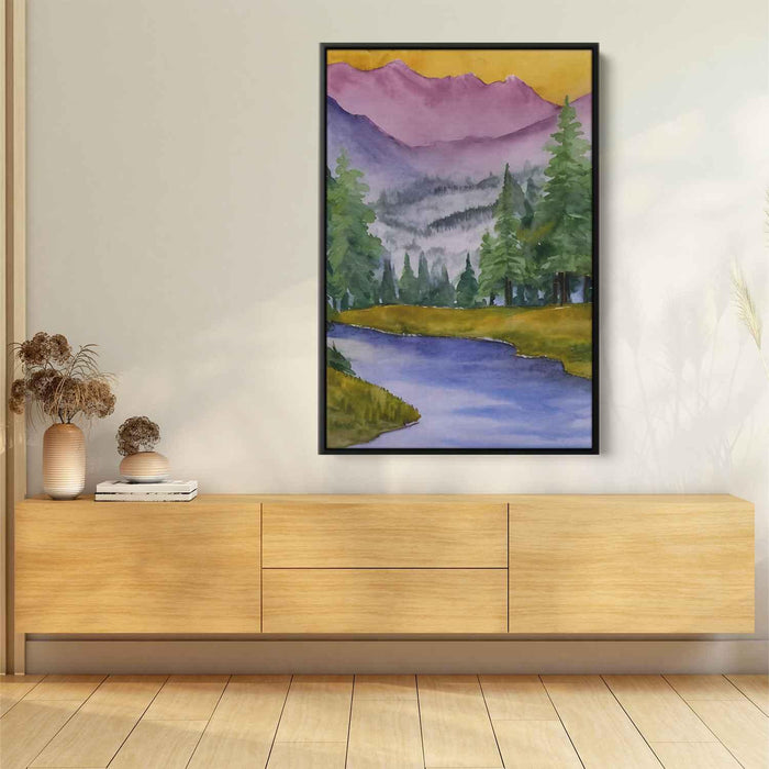 Watercolor Mountain #238 - Kanvah