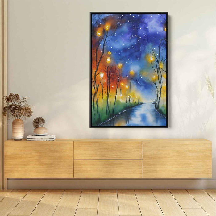 Watercolor Night #219 - Kanvah