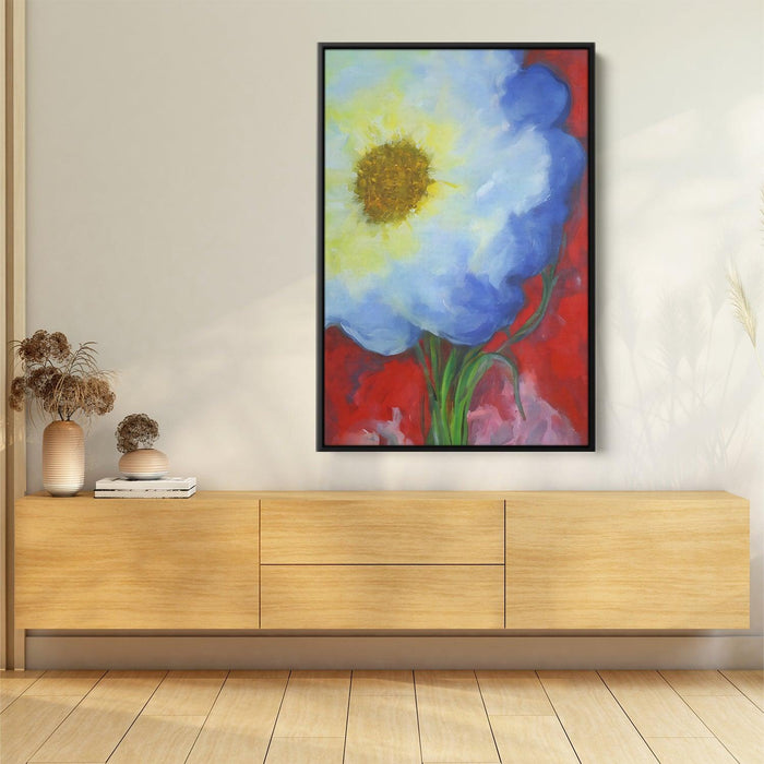 White Abstract Flower #208 - Kanvah