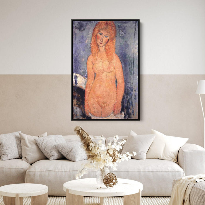 Blonde nude by Amedeo Modigliani - Canvas Artwork