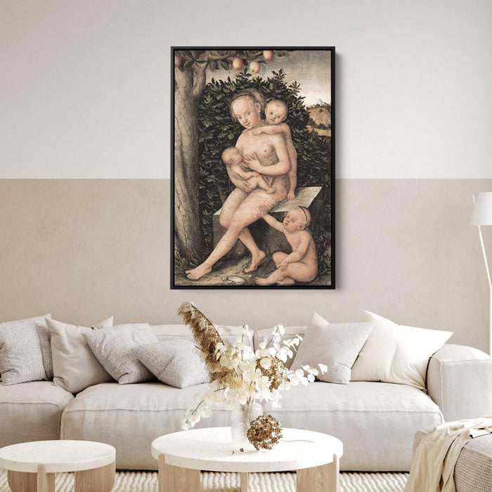 Charity by Lucas Cranach the Elder - Canvas Artwork