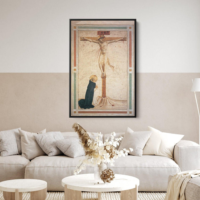 Crucifixion with St. Dominic by Fra Angelico - Canvas Artwork