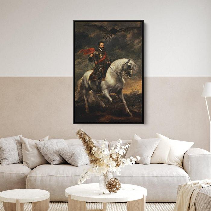 Emperor Charles V on Horseback by Anthony van Dyck - Canvas Artwork