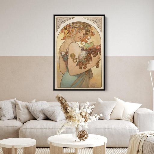 Fruit by Alphonse Mucha - Canvas Artwork