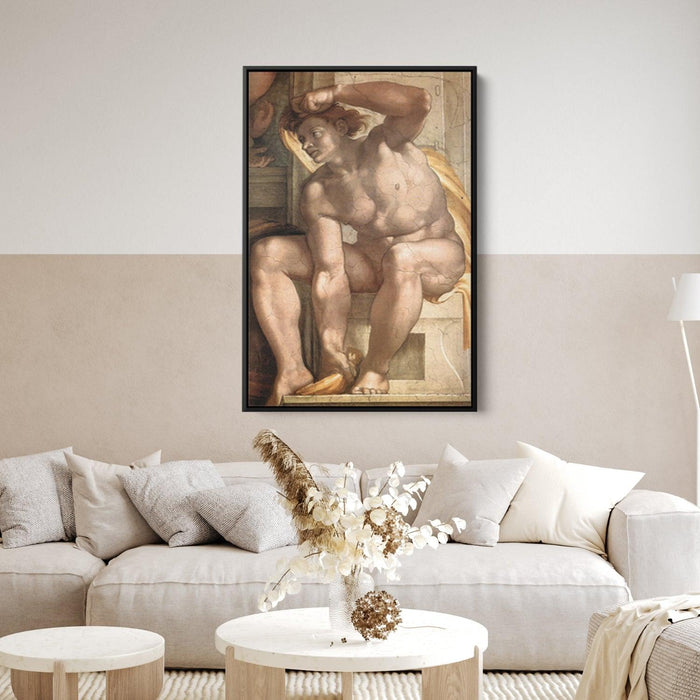 Ignudo by Michelangelo - Canvas Artwork