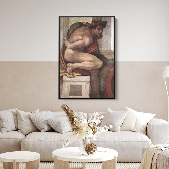 Ignudo by Michelangelo - Canvas Artwork