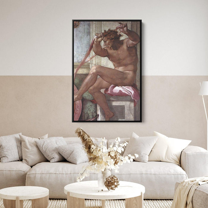 Ignudo by Michelangelo - Canvas Artwork