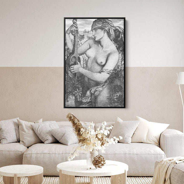 Ligeia Siren by Dante Gabriel Rossetti - Canvas Artwork