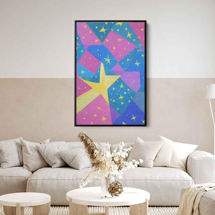 Pastel Bauhaus Stars #210 - Kanvah