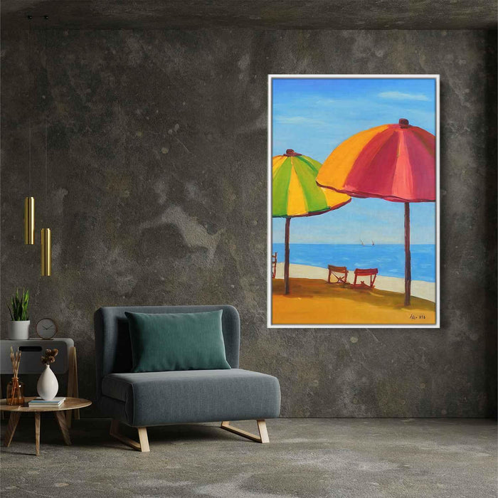 Abstract Beach Umbrellas #225 - Kanvah