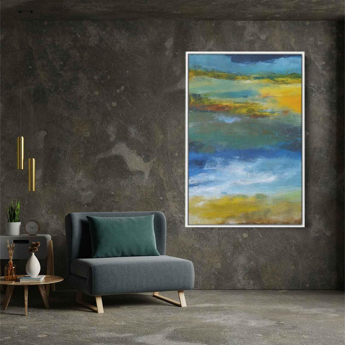 Blue Abstract Landscape #216 - Kanvah