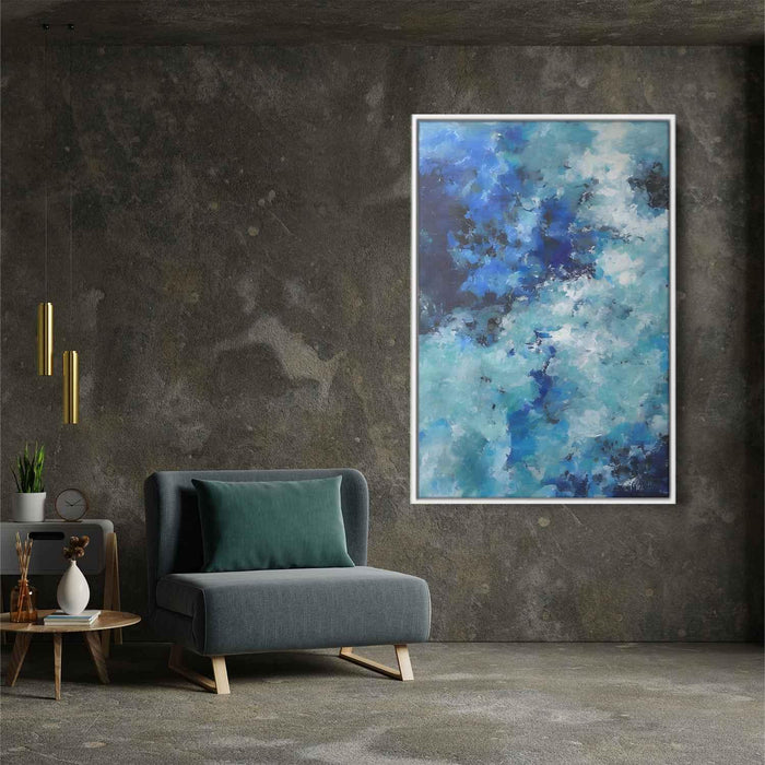 Blue Abstract Ocean #206 - Kanvah